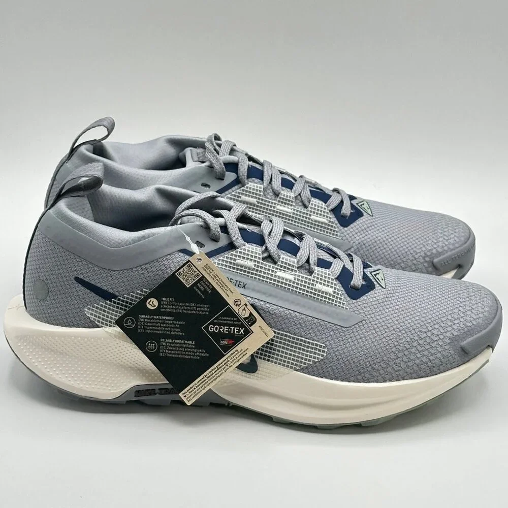 Men's Nike React Pegasus Trail 5 Gore-Tex Cement Grey FQ0908-006 VNDS Sz 7 NEW - Picture 4 of 12